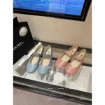 Chanel 25N Early Spring Runway Collection 🌈 Pastel Mary Janes - Colorful Candy Doll Shoes w/ Glossy Imported Leather 🍬 - Image 4
