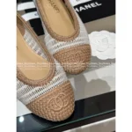 Chanel 2025P Spring/Summer Collection 🏖️ Artisan Raffia Ballet Flats 🩰 Multi-Color Options ~ Lambskin Lining & Cloud Comfort ❕ Gift Box Packaging - Image 15