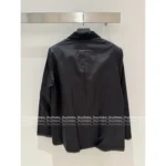 MAISON MARGIELA Patchwork Design Wool Jacket with Embroidered Logo Pocket & Suit Lining, Loose Fit, Unisex - Image 4
