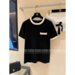 Chanel 2025A Spring/Summer Collection 🖤 Classic Black & White Contrast - 100% Imported Wool Knit Series (Short Sleeve/Dress/Cardigan/Full Collection) - Image 5