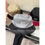 miumiu Gift Box Packaging 🎩 25 Spring/Summer Collection - UPF Sun Protection Hat with Letter Logo - Image 6