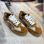Hermes 25SS Spring/Summer Collection 👟 Breathable Mesh Trainers - Unbeatable Comfort! Custom Imported Calfskin/Suede & Goatskin - Image 4