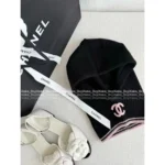 Chanel 25B Fall/Winter Collection 🎩 100% Cashmere "Dou Dou" Earflap Beanie - Internet Celebrity & Ultra-Soft Warmth - Image 8