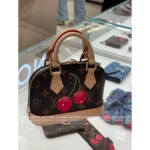 2025 Collaboration TM Nano Alma Collection 🍒 Cherry Print Leather Handbag - Full Series of Mini Totes 👜 - Image 18