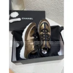 Chanel 25A Spring/Summer Collection ©️©️ Color-Block Platform Sneakers - Classic Silhouette w/ Height-Boosting Cushion 👟 - Image 15