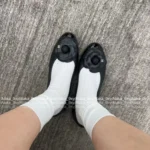 Chanel 2025S New Collection 🌺 Leather Camellia Flats - 3D Floral Logo & Round-Toe Ballet Shoes - Image 3
