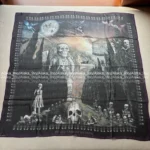 CHROME HEARTS Trendsetter Must-Have! ❕ Black Outfit "Statement Piece" 🖤 2025 Limited Edition Skull Veil Scarf - Image 3