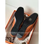 Hermes Classic Versatile "Old Money" Jane Ballet Flats 🐎 - Goatskin Mary Janes (Timeless Design) - Image 9