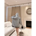 Dior 2025 Spring/Summer Collection 🩶 Reversible Zip Hoodie - Double-Faced Cashmere Blend w/ Jacquard Logo - Image 8