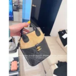 Chanel 2025A Haute Atelier Collection 🤎 Vintage Suede-Trimmed Bag - Shell Shape w/ Detachable Chain & Handle - Image 3