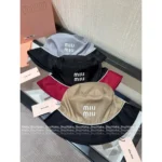 miumiu Gift Box Packaging 🎩 25 Spring/Summer Collection - UPF Sun Protection Hat with Letter Logo - Image 5