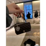 Chanel Cartier 25A Boutique Edition Mini CF Bag | Diamond-Heart Charm | Wallet-on-Chain | Limited Stock! - Image 8