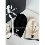 Chanel 25B Fall/Winter Collection 🎩 100% Cashmere "Dou Dou" Earflap Beanie - Internet Celebrity & Ultra-Soft Warmth - Image 7