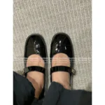 Chanel "Princess-Exclusive Mary Janes" 👸 Keep Edition - Patent Leather Doll Shoes w/ Bookbag Buckle - Image 6