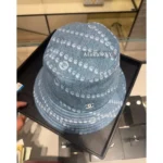 Chanel In Stock❗️ 25C Spring/Summer Collection 🧢 Heavy Denim Pearl-Embroidered Cap - Fisherman/Baseball Style w/ Logo & UV Protection - Image 3