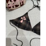 CHROME HEARTS 2025SS Spring/Summer Collection 💗 "Spicy Girl Must-Have" - Genuine Leather Cross Logo Bikini Set 👙 - Image 5