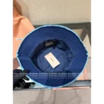 miumiu 2025 Spring/Summer Collection 🧢 Gift Box Packaging - Hand-Embroidered Letter Logo w/ Fringe Detail (Bucket Hat / Baseball Cap) - Image 5