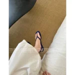 Hermes Classic & Ultra-Comfortable 🐽 H+ 2025 Spring/Summer Collection - Imported Pig-Nose PVC Flip-Flops for Women - Image 13