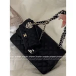 Chanel First Stock Available! ✨ 25A Haute Atelier Mini Bag - Crystal Heart Charm CF Style 💎 (Pouch/Coin Purse/Crossbody) - Image 3