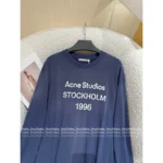 ACNE STUDIOS Classic "1996" Logo Print Tee 🔎 Unisex Cotton Short Sleeve Shirt - Oversized Fit - Image 5