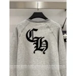 CHROME HEARTS 2025 SS Early Fall Full Collection Grey Print Logo Set - Cross Design Hoodie/Pullover/Shorts/Pants - Image 2