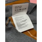 miumiu SS25 Early Fall Collection 🍊 Color-Block Layered Stretch Knit Letter Logo Wool Tube Top for Women - Image 6