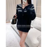 Dior 2025 Spring/Summer Collection 🩶 Reversible Zip Hoodie - Double-Faced Cashmere Blend w/ Jacquard Logo - Image 7
