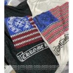 CHROME HEARTS 25SS Early Spring Collection 🇺🇸 Flag Print Cover-Up - Ultra-Soft Milk Cotton Sun Protection Shirt - Image 4