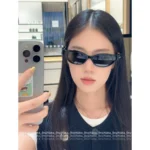 Chanel 25B Detachable Leather Bow Glasses 🎀 Round Frame Cat-Eye Sunglasses - Celebrity Inspired 🕶️ - Image 14