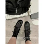 Chanel "Princess-Exclusive Mary Janes" 👸 Keep Edition - Patent Leather Doll Shoes w/ Bookbag Buckle - Image 5