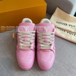 Louis Vuitton 2025 Summer Collection 🌸 Premium Couple Trainer Sneakers - Sakura Pink w/ Gift Box Packaging (Other Colors: Contact Customer Service) - Image 22