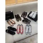 Chanel 25A Spring/Summer Collection ©️©️ Color-Block Platform Sneakers - Classic Silhouette w/ Height-Boosting Cushion 👟 - Image 13
