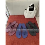 Hermes Classic & Ultra-Comfortable 🐽 H+ 2025 Spring/Summer Collection - Imported Pig-Nose PVC Flip-Flops for Women - Image 12