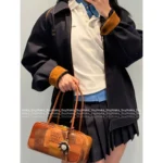miumiu 25SS Early Fall Collection 🔎 American Retro Prep Style - Casual Baseball Jacket & Matching Skirt - Image 16