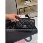 Chanel New Colorway🌈 First Stock In! - 2025S Coco Crush Handle Square Bag ⛓️ Multi-Way Crossbody/Handheld - Image 16