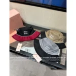 miumiu Gift Box Packaging 🎩 25 Spring/Summer Collection - UPF Sun Protection Hat with Letter Logo - Image 3