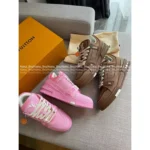 Louis Vuitton 2025 Summer Collection 🌸 Premium Couple Trainer Sneakers - Sakura Pink w/ Gift Box Packaging (Other Colors: Contact Customer Service) - Image 21