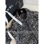 Chanel 25B Fall/Winter Collection 🔍 Artisan Lace Knit Set - Handcrafted Crochet Cardigan & Skirt w/ Silk Lining - Image 14