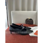 Hermes Stunning!❕🍊 2025SS Spring/Summer Collection - Kiara Kitten Heel Kelly Buckle Flats - 4cm Heel & Imported Full-Grain Leather - Image 8