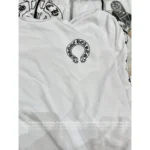 CHROME HEARTS "Summer Modest Fashion" 🆕 Off-Shoulder Hoodie - Sanskrit Print Logo & Loose Fit Cotton - 2025 New Arrival - Image 2