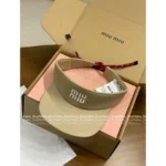 miumiu 2025 Spring/Summer Collection 🎩 Versatile Breezy Sun Hat - Adjustable Drawstring Open-Crown Design - Image 6