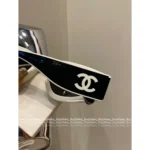 Chanel 2025S Spring/Summer Collection 🕶️ Black & White Contrast Cat-Eye Sunglasses - Gift Box Packaging - Image 6