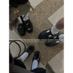 Chanel 2025C New Collection 🖤 Retro Mirror Patent Leather Loafers - Pointed Toe w/ Crystal Logo & Elegant Finish - Image 8