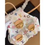 Louis Vuitton 2025 Spring/Summer Collection 🌈 Murakami Collaboration - Classic Four-Leaf Clover Logo Tricolor White Mini Backpack (Self-Kept Edition · Highly Sought-After) - Image 15