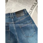 CHROME HEARTS SS25 Early Fall Collection 💗 Painted Print Cross Logo High-Waisted Flared Jeans for Women - Image 11
