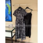 Dior 2025 Spring/Summer Collection 🌿 Forest Floral Print Maxi Dress - Short Sleeve Elegance with Botanical Motifs - Image 18