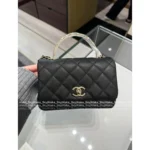 Chanel New Colorway🌈 First Stock In! - 2025S Coco Crush Handle Square Bag ⛓️ Multi-Way Crossbody/Handheld - Image 15