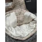 Chanel 25A Early Fall Collection 💛 Haute Atelier Waistcoat - Gold-Thread Woven Tweed Vest w/ Crystal Buttons - Image 19