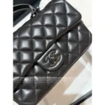 Chanel 2025 New Collection 🖤 "Cool to the Max" - Personal Keep Edition All Black CF Handle Mini Bag - Top Handle with Chain Strap - Image 18