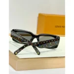 Louis Vuitton Hot Seller! 🔥 2025 Spring/Summer New Arrival - Tri-Color Print 🌈 Color-Block Narrow Square Sunglasses - UV Protection & Face-Slimming Effect with Gift Box - Image 12